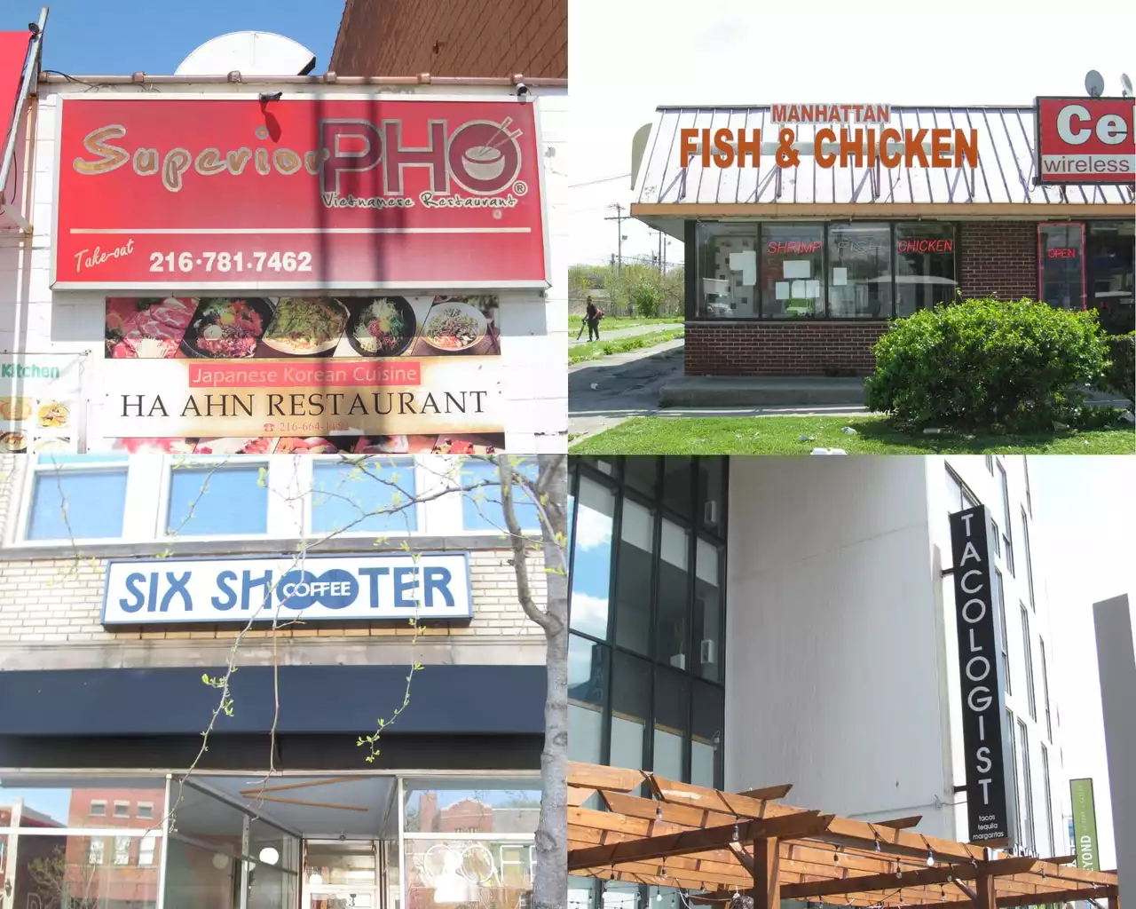 Which 24 Cleveland restaurants, stores had at least 50 food inspection violations in 2022-2023?