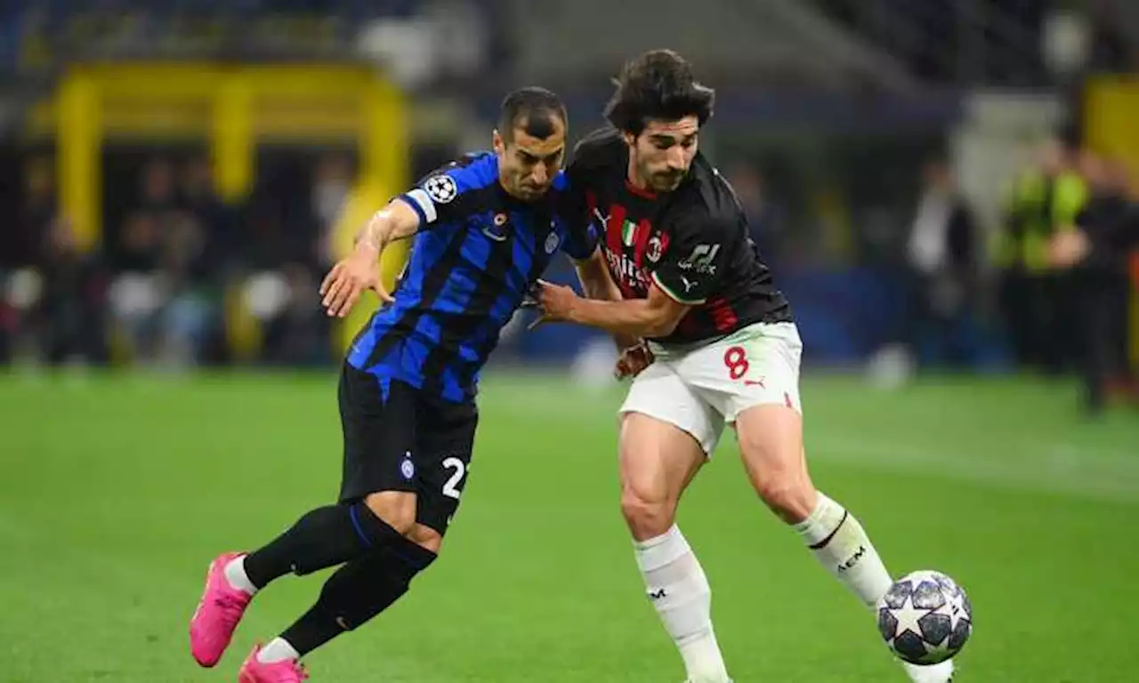 Inter, si ferma Mkhitaryan: problema fisico nel derby di Champions, lascia prima dell'intervallo