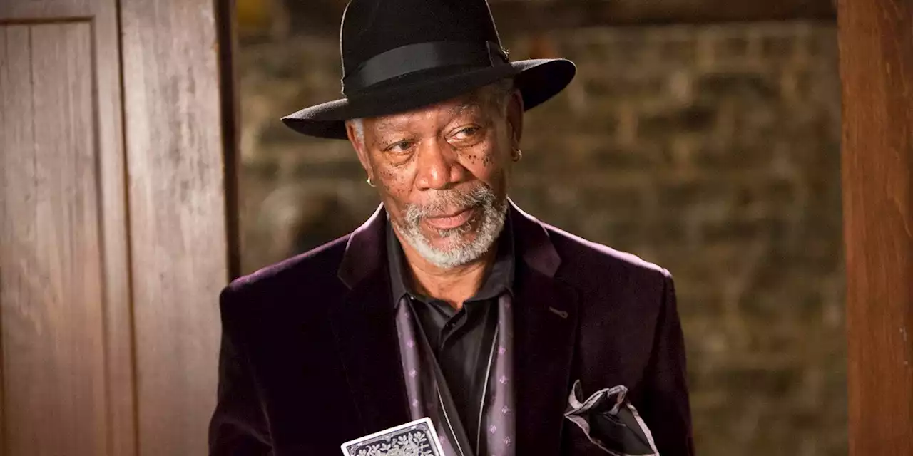 Morgan Freeman and Luke Hemsworth Make a Deal in First 'Gunner' Image