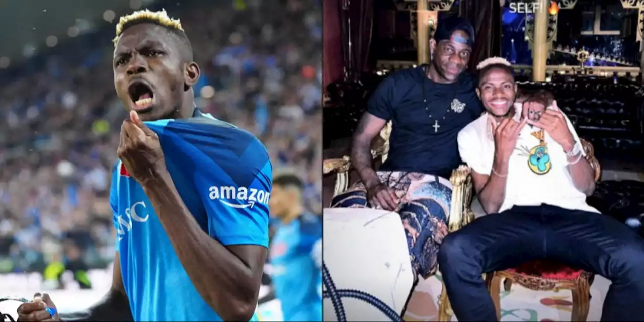 Balotelli con Osimhen: sui social la doppia dedica