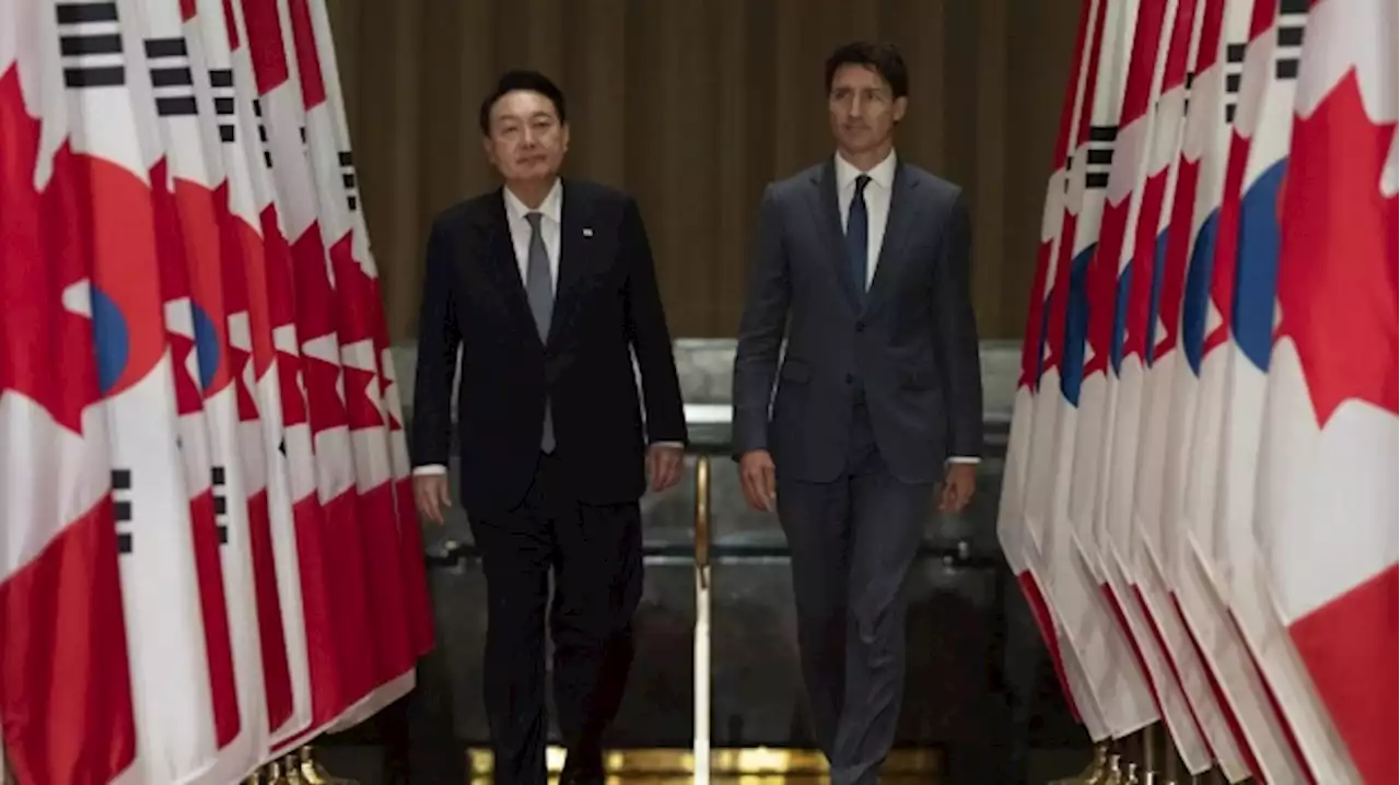 Trudeau in South Korea to talk global and energy security, youth mobility program