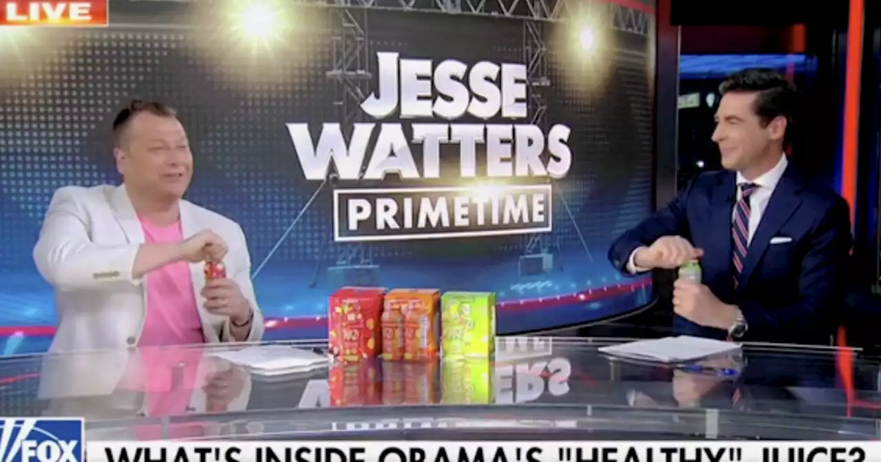 Jesse Watters slams Michelle Obama PLEZi drinks: ‘Fake Coach bag of fruit juices’