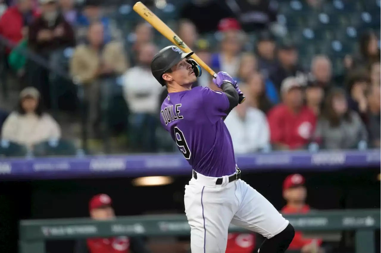 Brenton Doyle hits two homers, lifts Rockies to 9-8 win over Reds