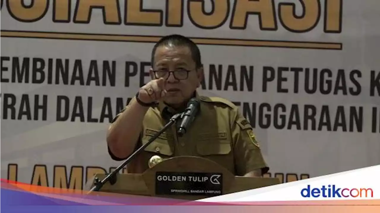 Pusing Gubernur Lampung Diviralkan hingga Larang Wartawan Rekam Kegiatan