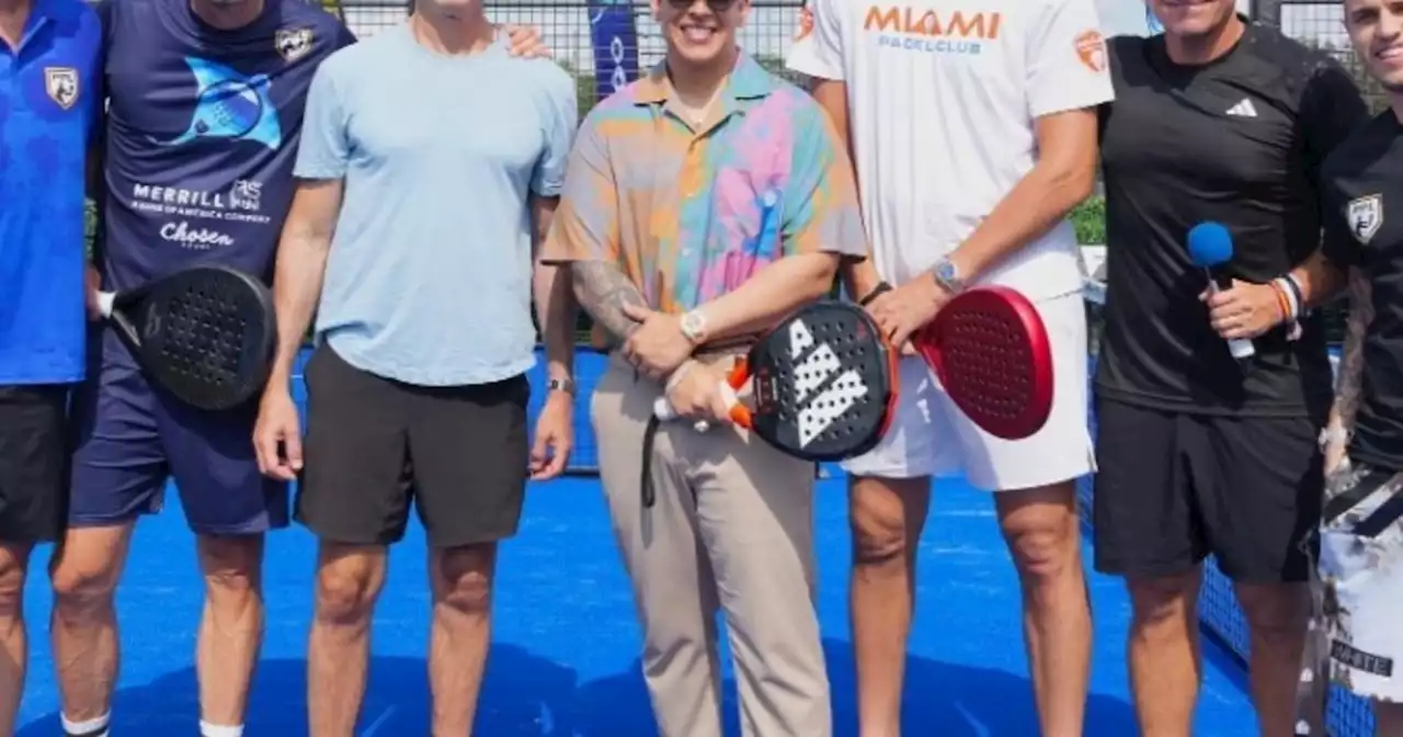 Daddy Yankee se une a Del Potro en el pádel