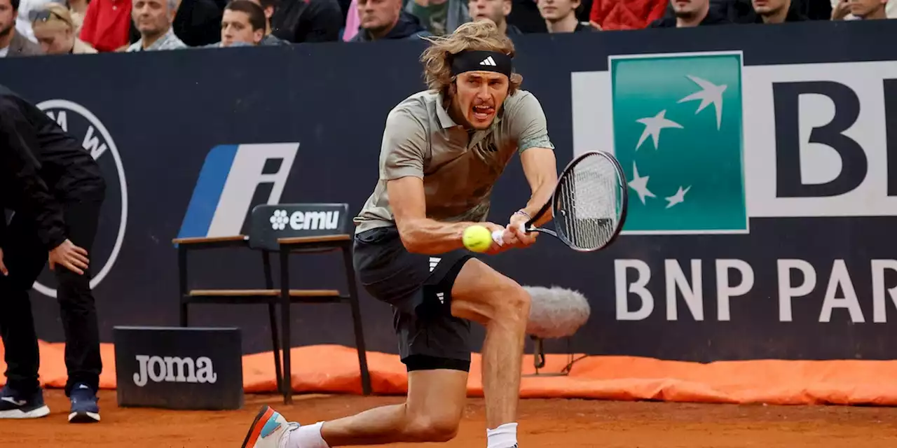 Match geht weiter - Zverev führt mit einem Satz gegen Wolf in Rom