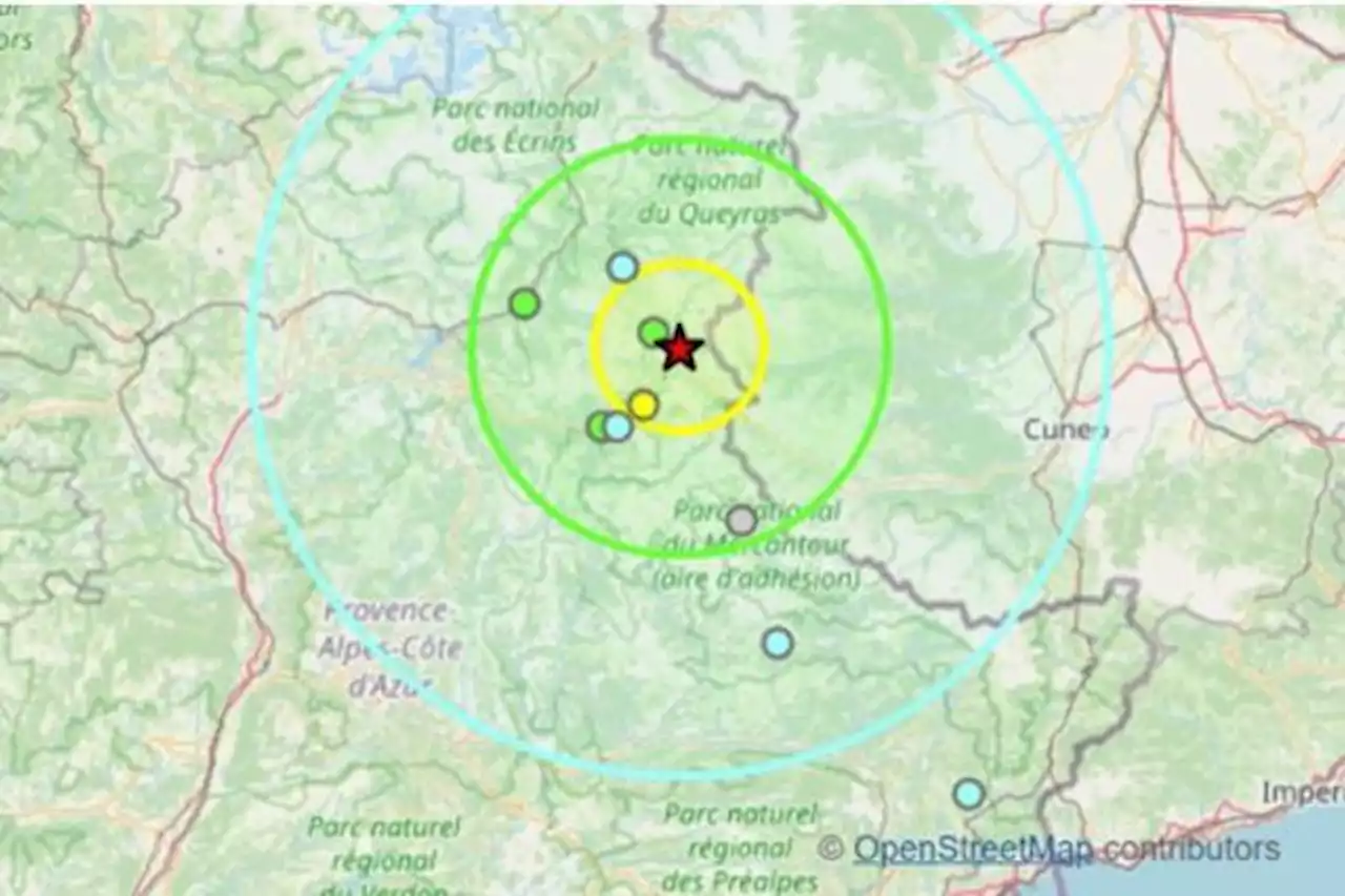 Un séisme d'une magnitude supérieure à 4 enregistré dans l'arrière-pays de Nice