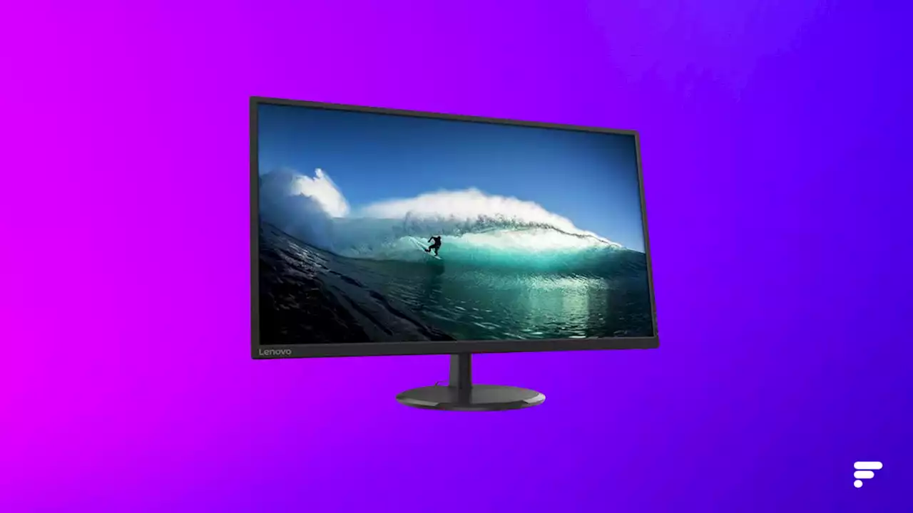 Pour travailler confortablement, cet écran PC Lenovo de 32 pouces (QHD, 75 Hz) est à -33 %