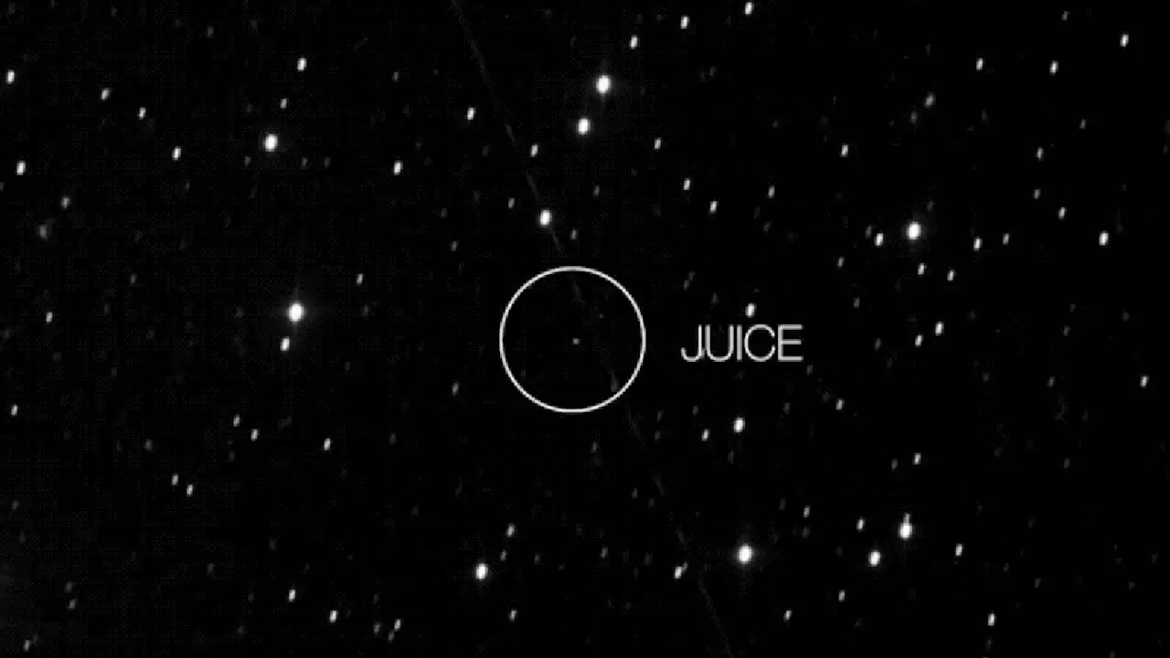 Oh Hey, There's the JUICE Probe Heading for Jupiter