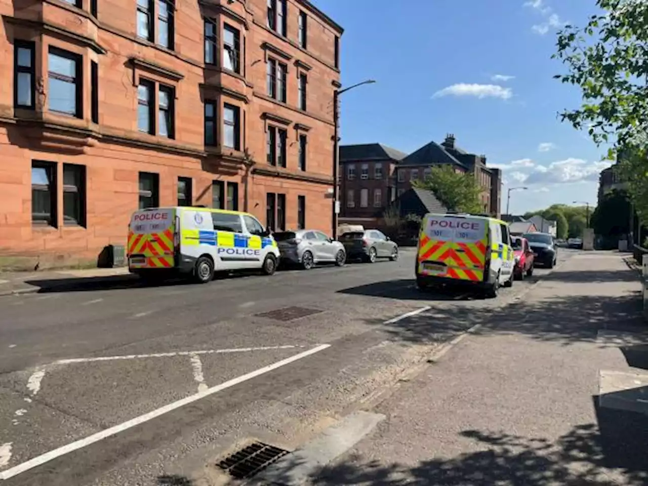 Police issue update on 'incident' after Glasgow street taped off