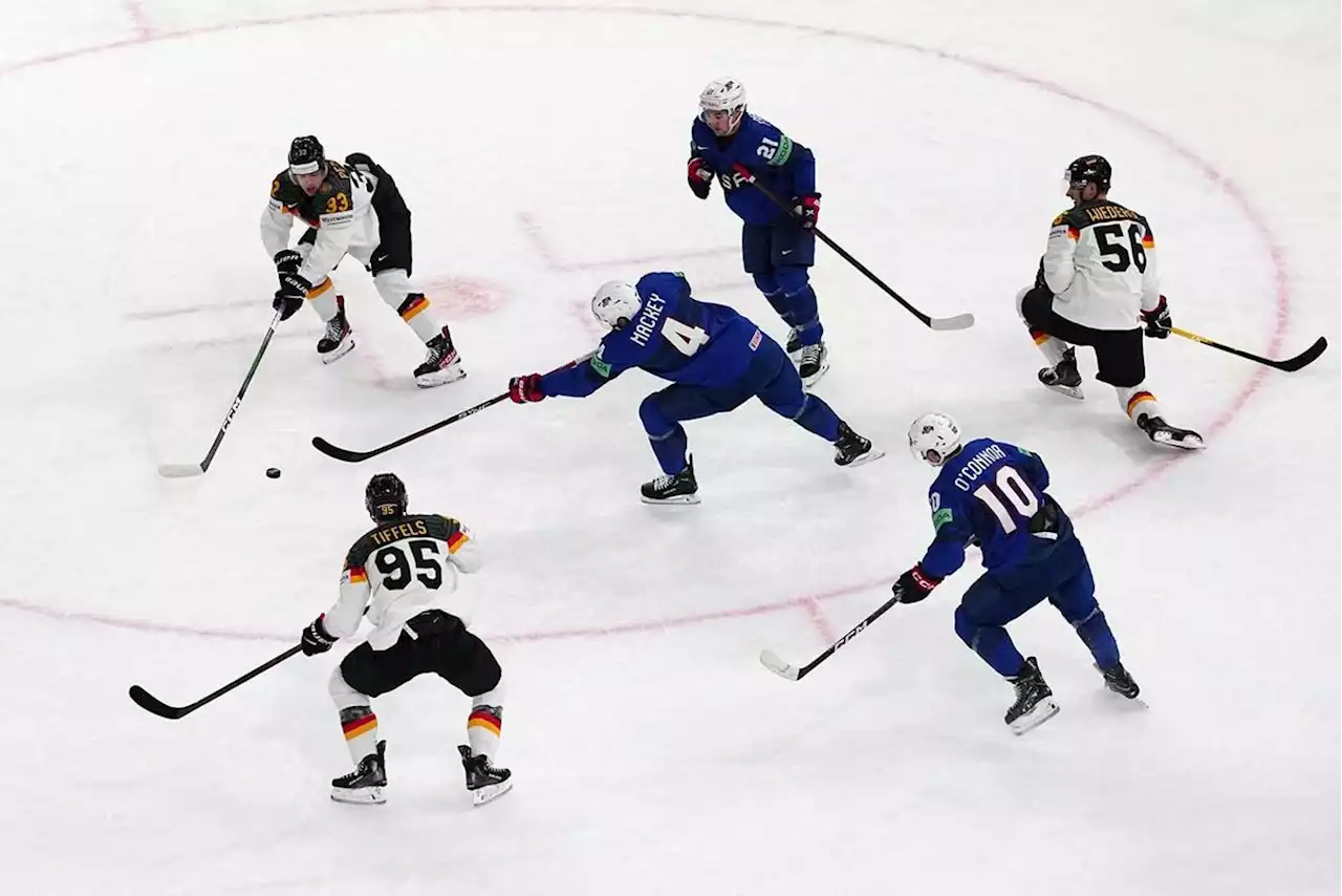 Canada prevails against Slovakia in shootout as U.S. overcomes Germany at ice hockey worlds