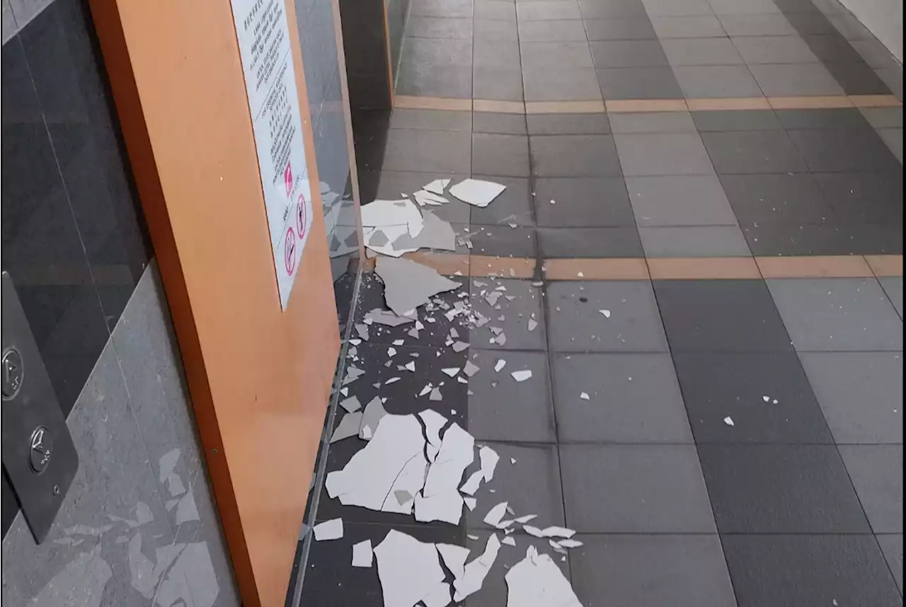 Netizen posts photos of damaged ceiling and doors at new BTO at West Coast - Singapore News