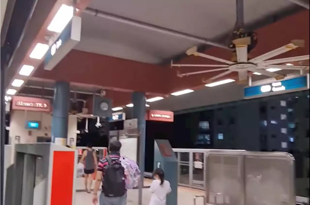 Temperature reaches 33°C but netizen wonders why fans are not turned on at Punggol LRT stations - Singapore News