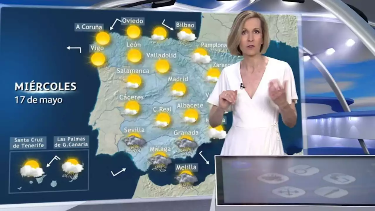 Predicción miércoles; descenso de las temperaturas en casi toda España