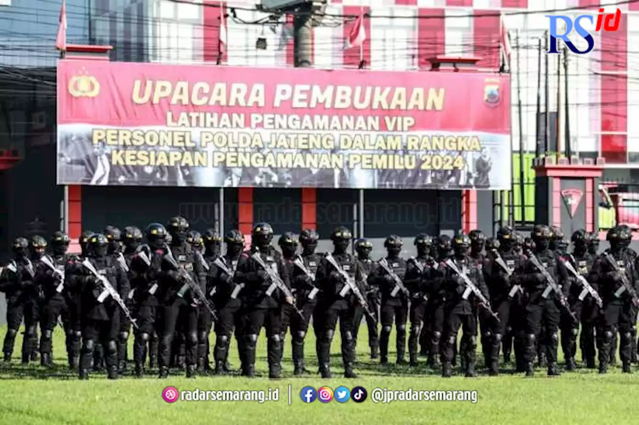 Polda Jateng Kerahkan 40 Personel Pengamanan VIP untuk Pemilu 2024