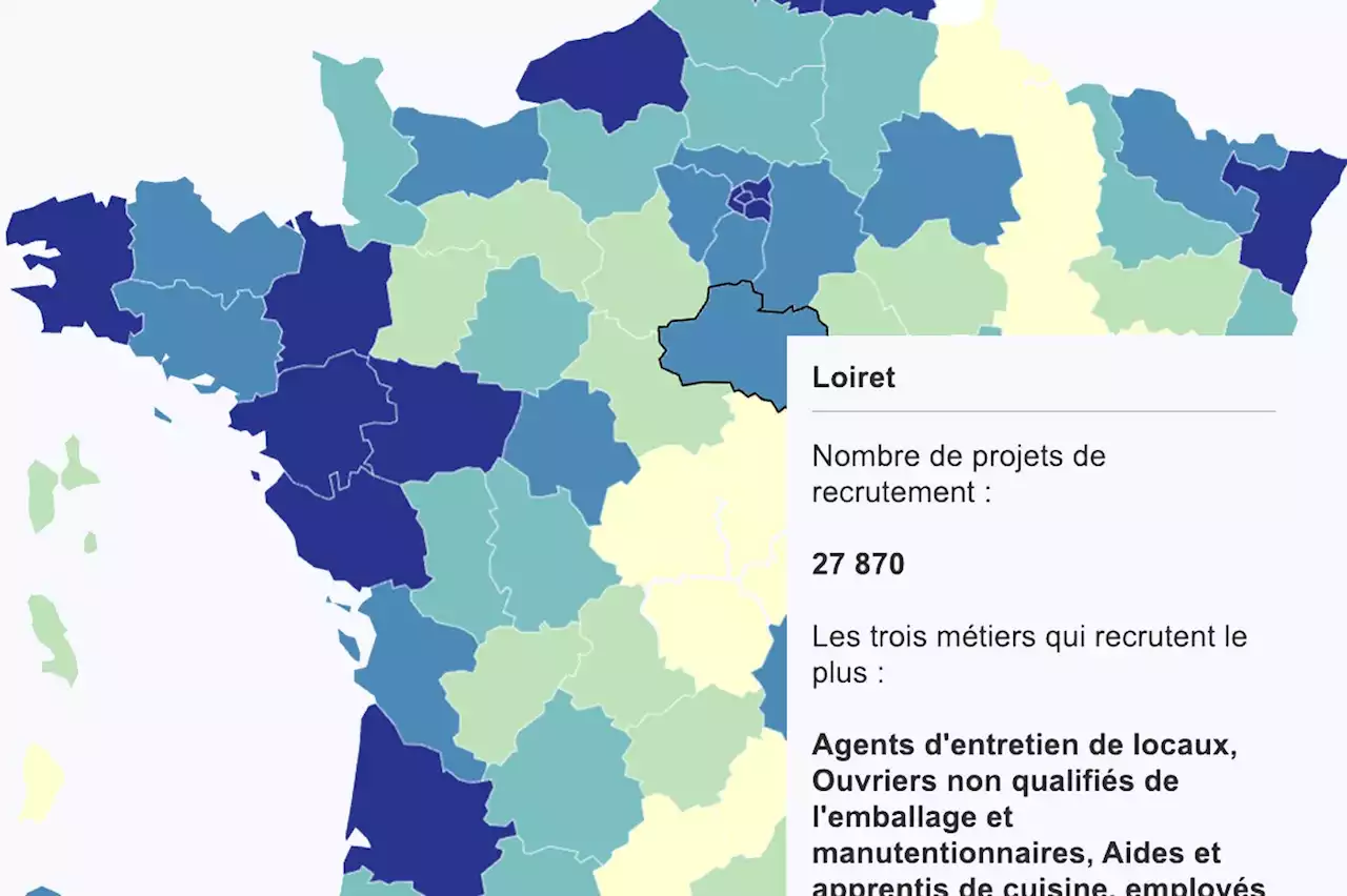 Voici les 10 métiers qui vont recruter en 2023, région par région