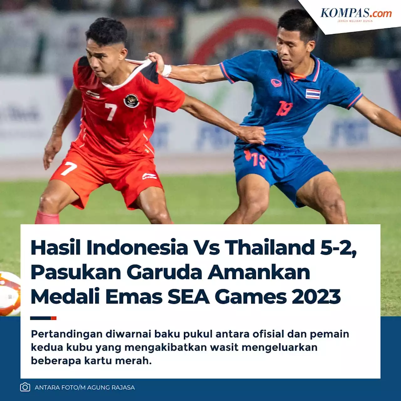 Hasil Indonesia Vs Thailand: Menang 5-2, Garuda Sabet Emas SEA Games 2023!