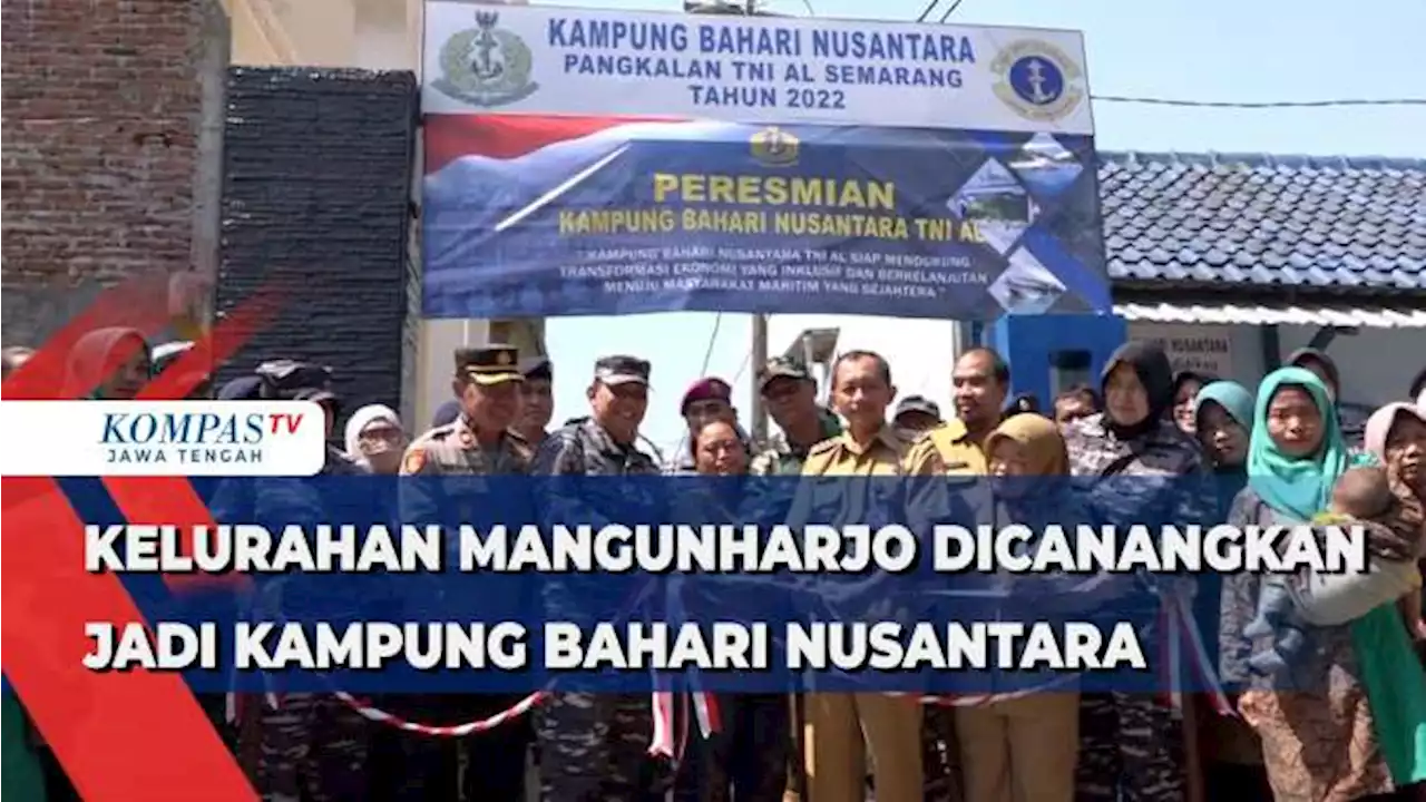 Kelurahan Mangunharjo Dicanangkan Jadi Kampung Bahari Nusantara