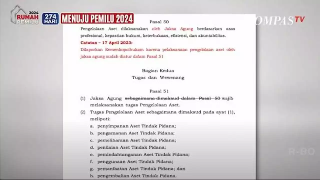 Perumus Naskah Akademik Ungkap Potensi Penyalahgunaan Kekuasaan di RUU Perampasan Aset