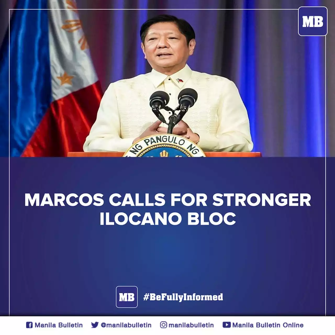 Marcos calls for stronger Ilocano bloc: May katulong na kayo dito sa taas