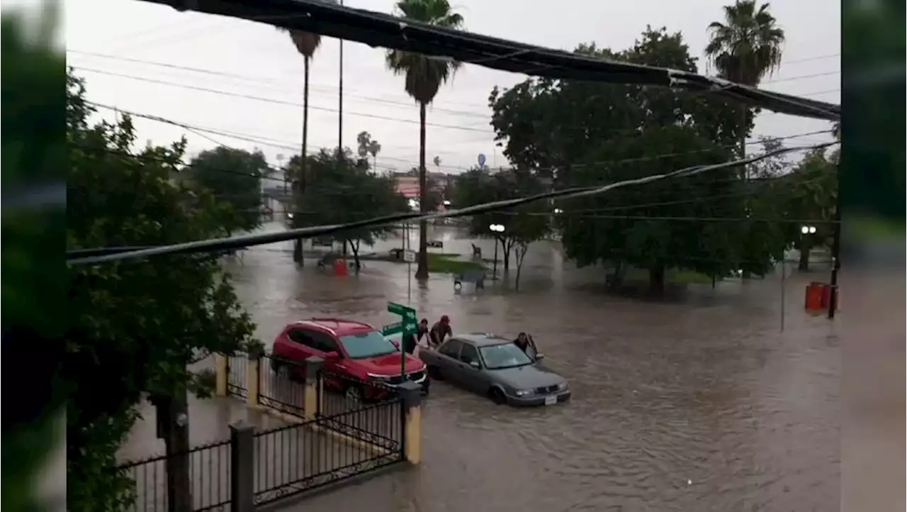 Reportan fuertes lluvias en zona norte y citrícola de Nuevo León