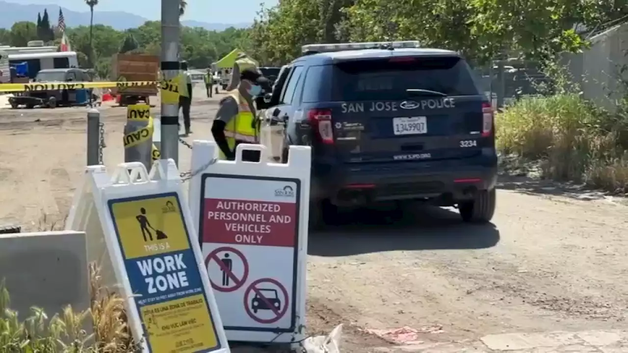 City of San Jose Begins Clearing Out Major Homeless Encampment Along Coyote Creek