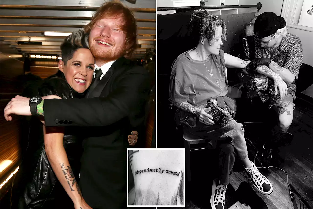 Ed Sheeran’s ‘Thinking Out Loud’ co-writer gets tattoo of winning verdict in copyright suit