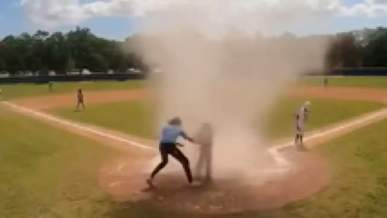 Umpire pulls child out of dust devil during youth baseball game: ‘Saved his life’