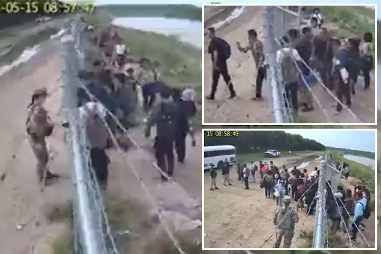 US soldier appears to let migrants onto private property in Texas: Video