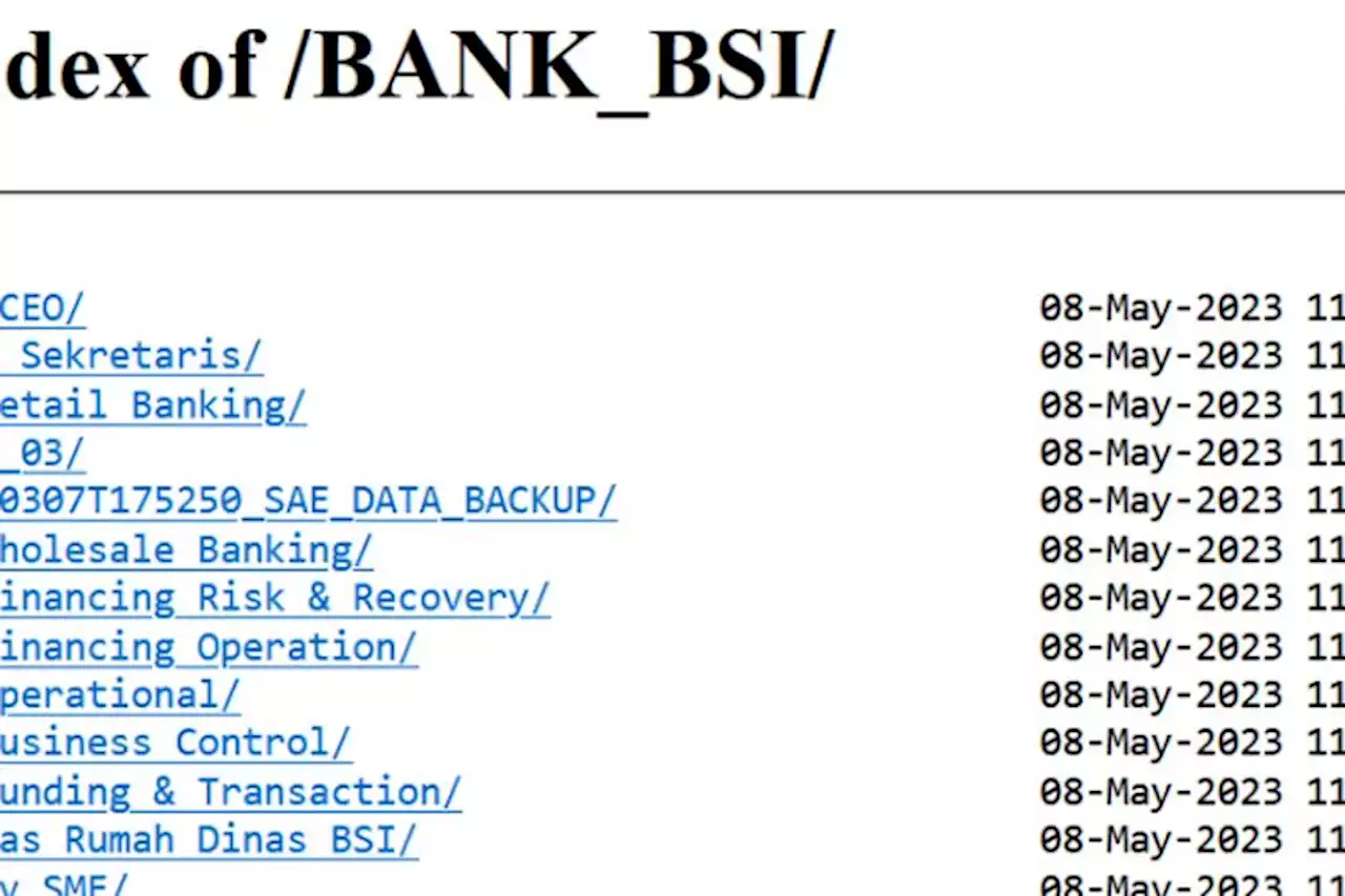 Data Nasabah BSI yang Dijual LockBit di Dark Web Terungkap, Informasi Pribadi Karyawan Ikut Jadi Korban