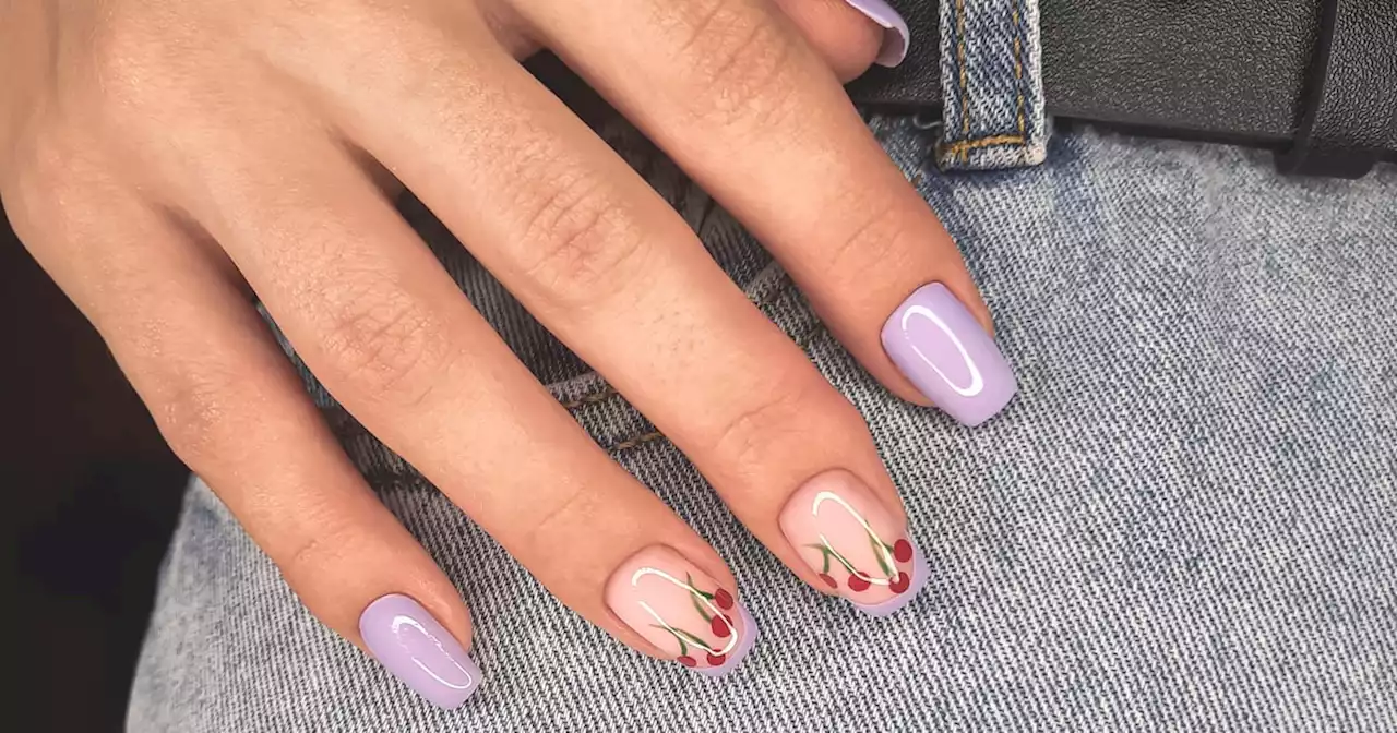 Celebrities Are Proof: Cherry Nails Will Trend For Summer