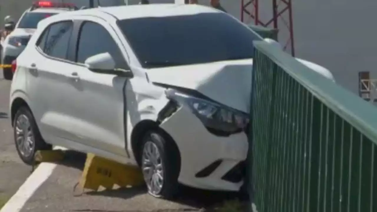 Grávida cai de viaduto após ser atropelada no Brás, em São Paulo