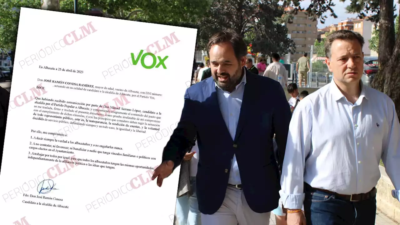 PP y Vox ocultan pactos que ya han firmado para repartirse gobiernos tras el 28M en Castilla-La Mancha