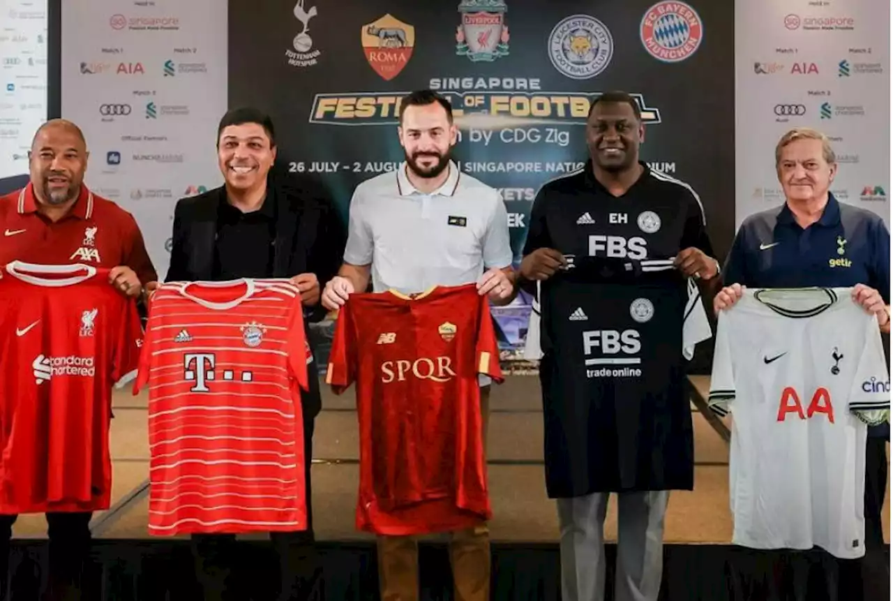 Liverpool, Tottenham, Bayern to headline Singapore’s inaugural Festival of Football