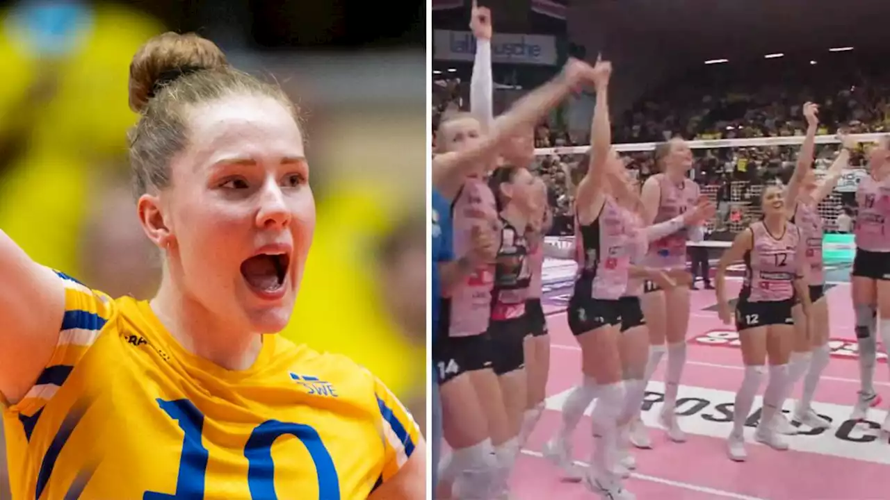 Volleyboll: Isabelle Haak om firandet i Italien: ”Samlades med alla fans”