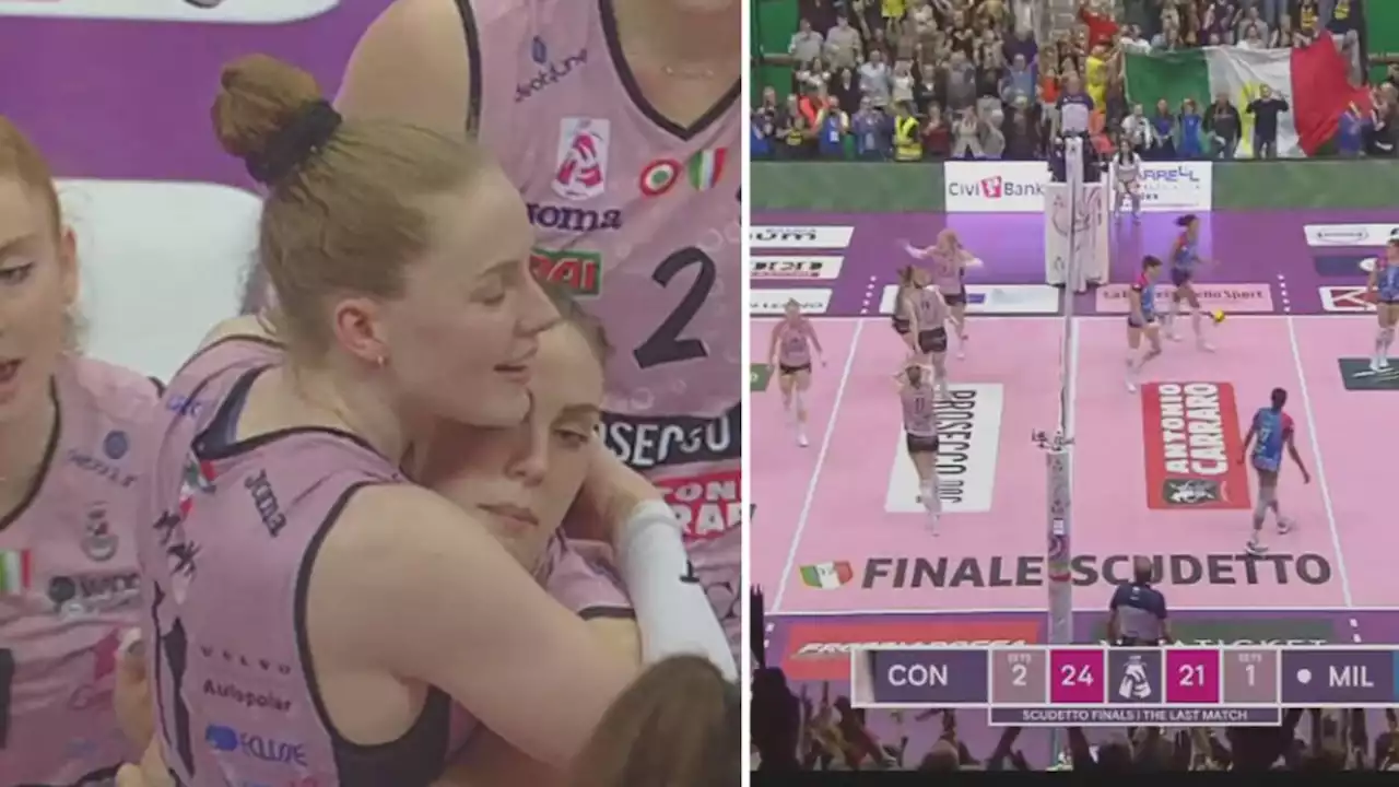 Volleyboll: Isabelle Haaks Conegliano italienska mästare efter rysare