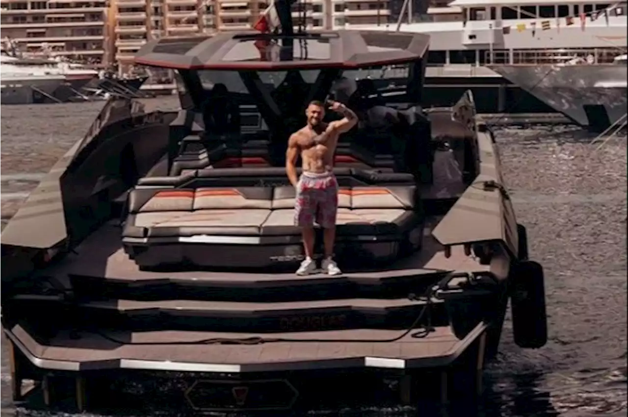 Conor McGregor sends funny threatening message to anyone considering buying a Lamborghini yacht like his