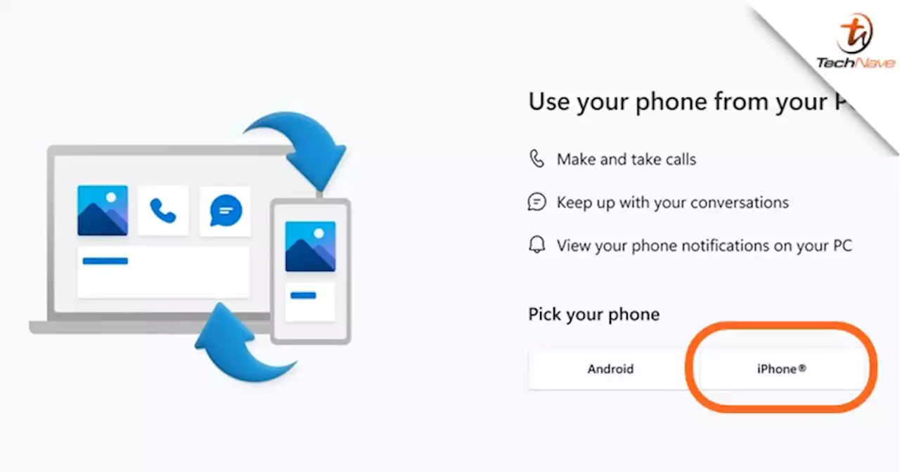 iPhone users can now pair with Windows 11 via Phone Link | TechNave
