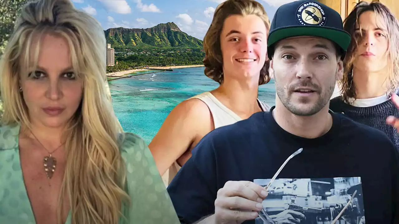 Britney Spears' Sons Plan to Move to Hawaii with their Dad Kevin Federline