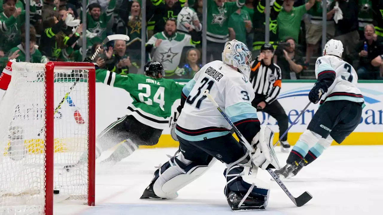 Stars topple Kraken in Game 7, advance to face Golden Knights