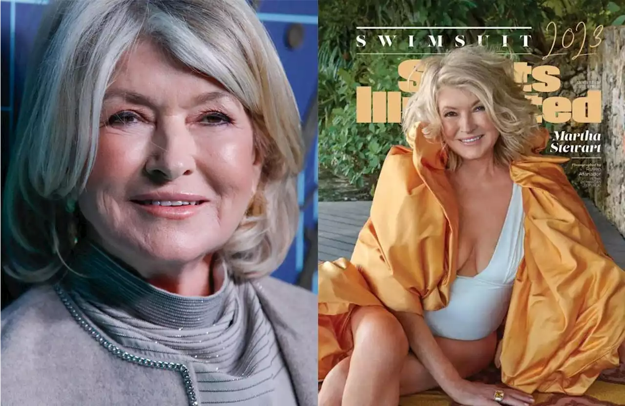 Martha Stewart (81) er badedraktmodell