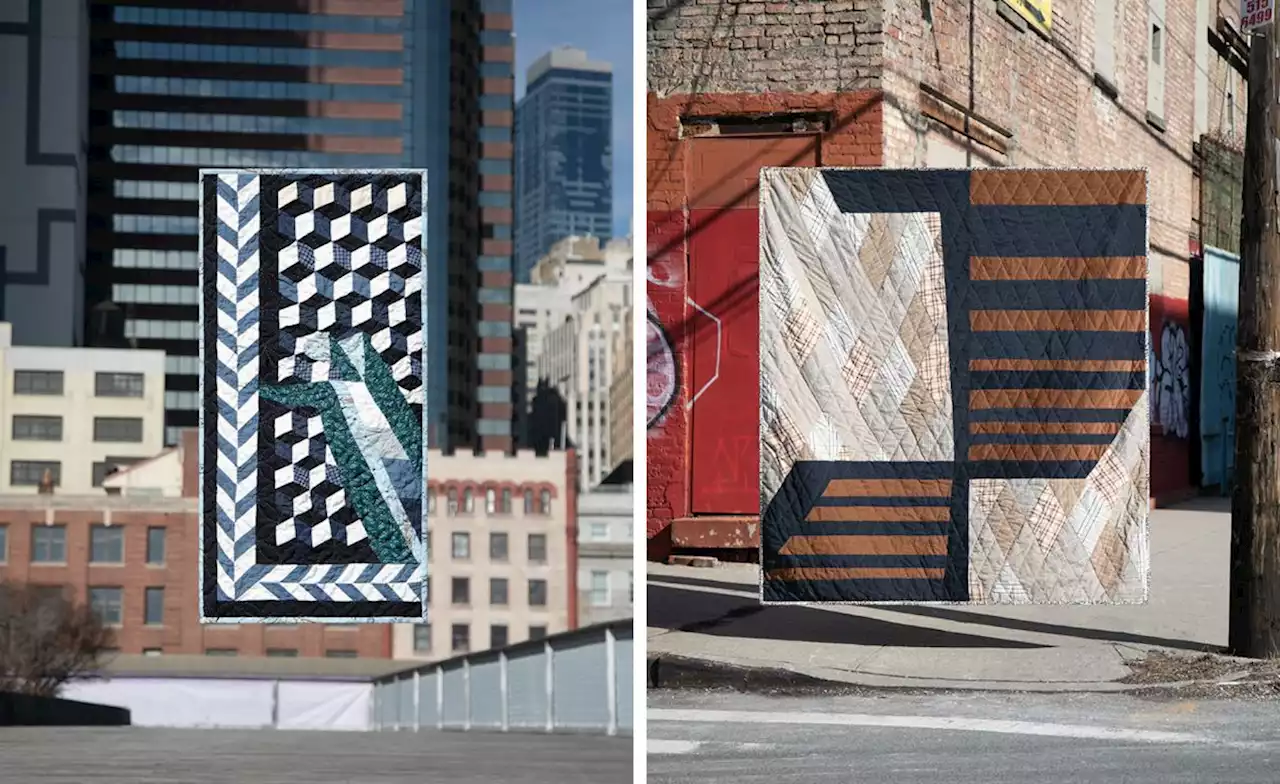 A.P.C. and Sacai’s upcycled quilts are inspired by ‘staircase architecture’