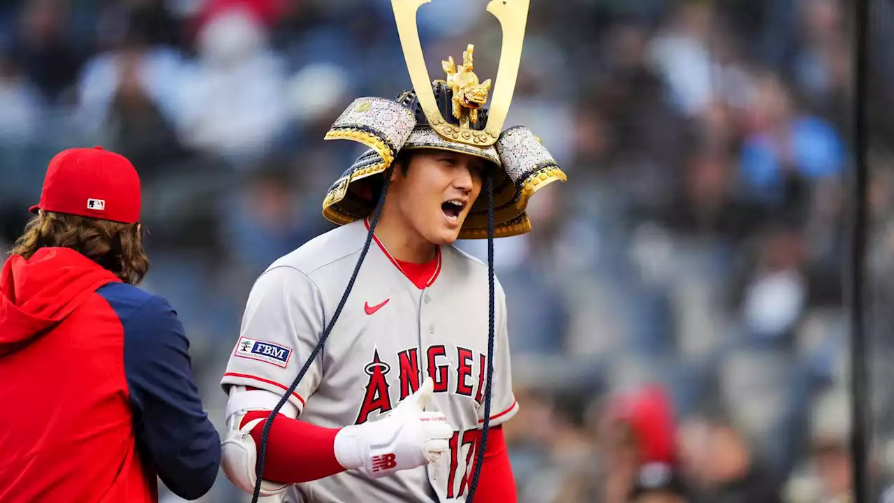 Shohei Ohtani crushes one of MLB's hardest-hit HRs on 4-hit night, picks up win on the mound