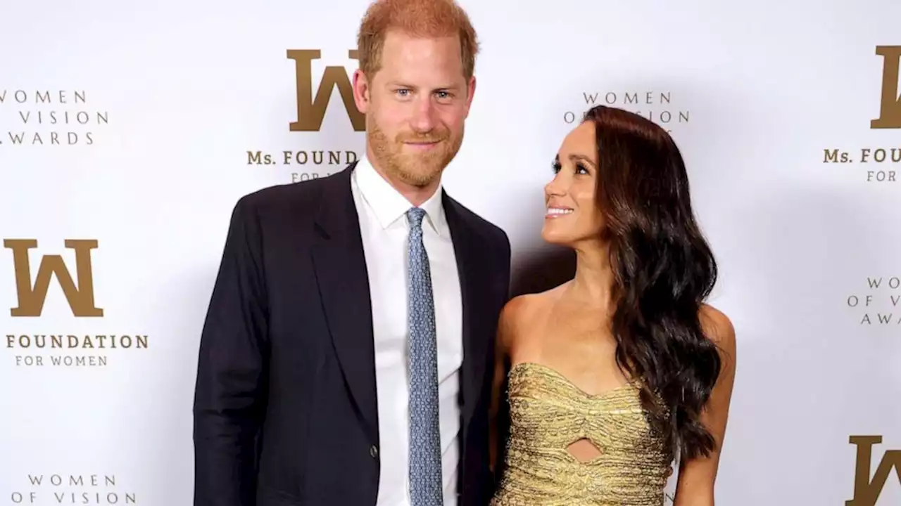 Meghan Markle steps out in gold to receive award in New York City