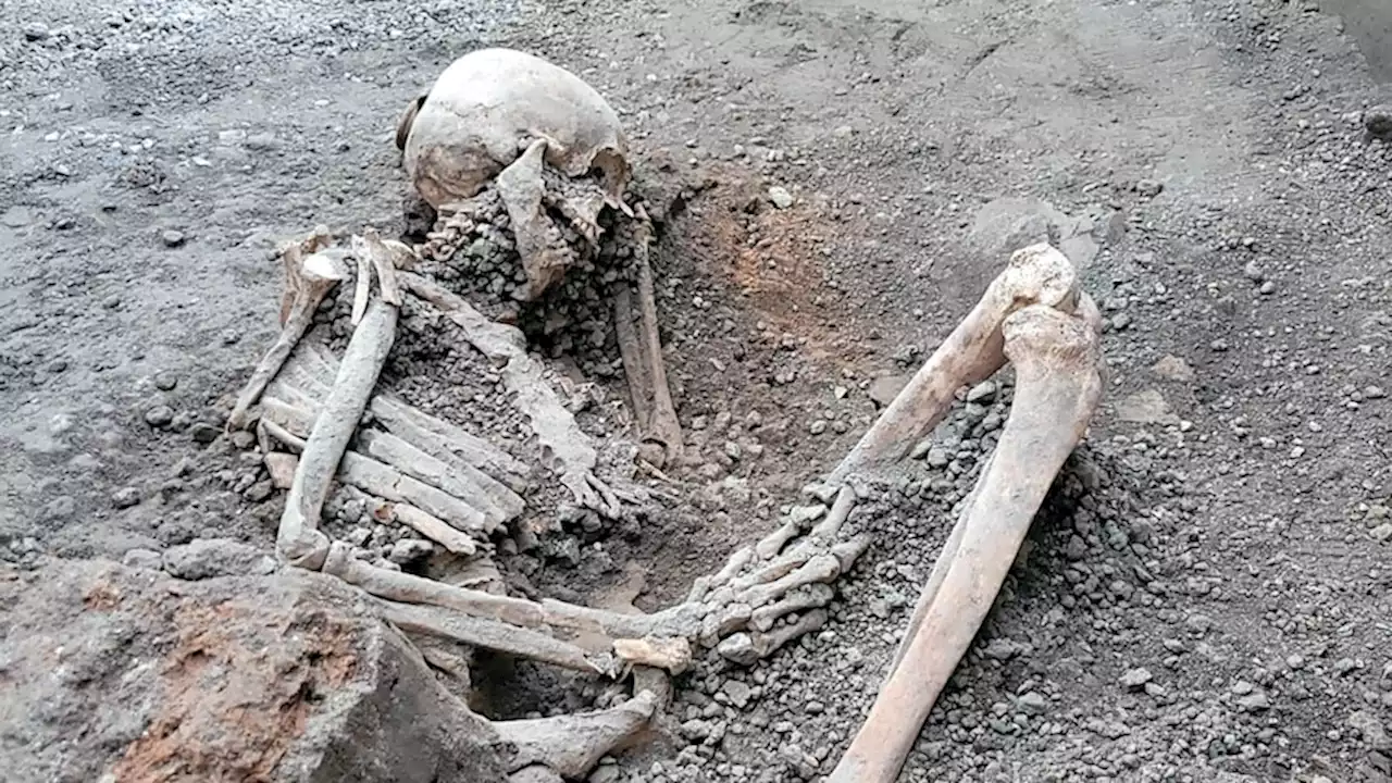 Two new skeletons of volcano victims found in Pompeii's ruins