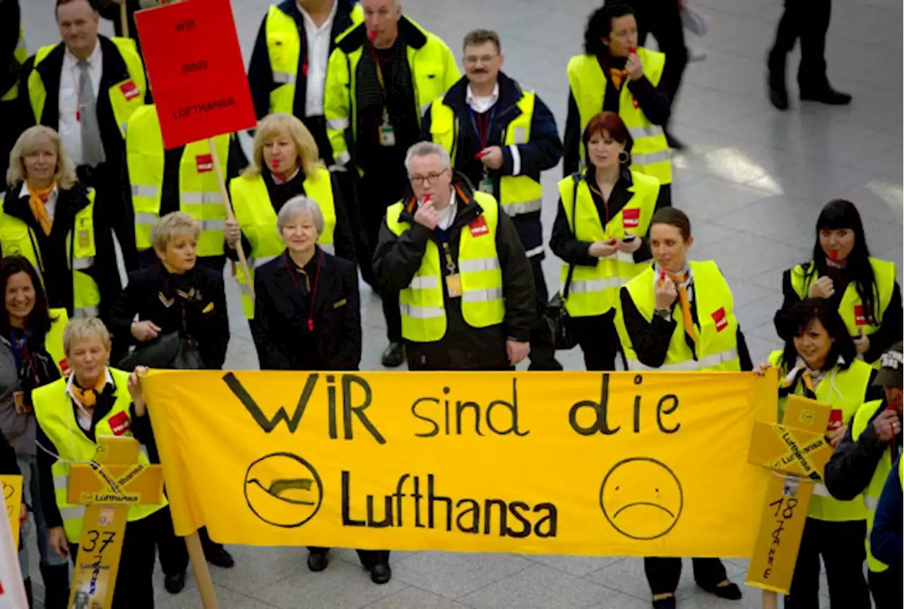 Verdi fordert 3000 Euro für alle Lufthansa-Beschäftigten