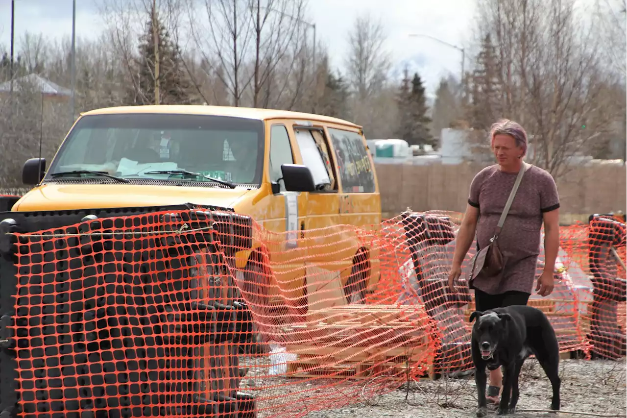 With Anchorage’s shelters full, homeless campers eke out life in limbo