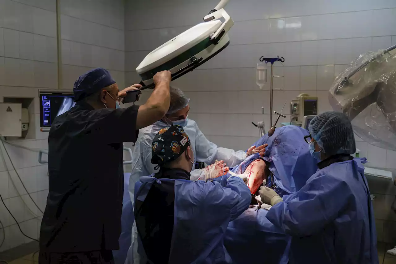 'I only operate:' A Ukrainian trauma surgeon has an all-consuming task during Russia's war