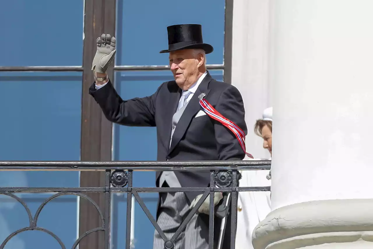 Norway's ailing king celebrates Constitution Day as thousands of flag-waving children cheer