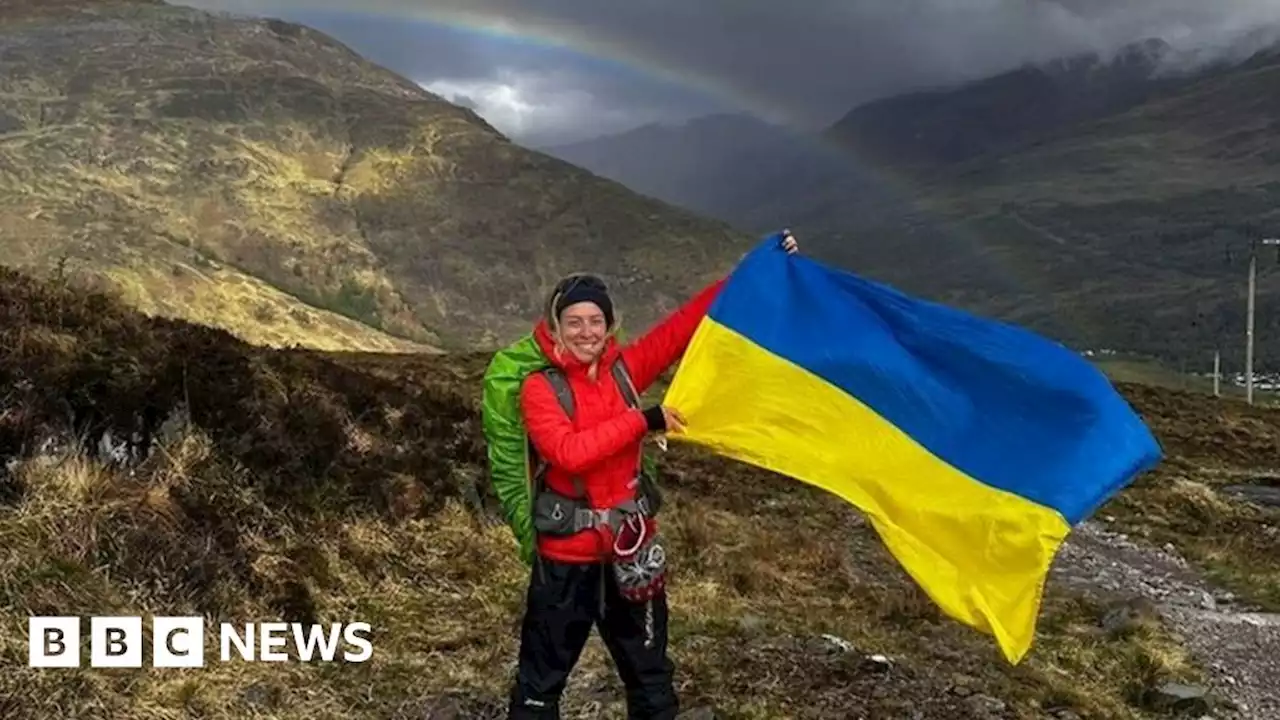 Ukrainian completes 600 mile trek in aid of refugee charities